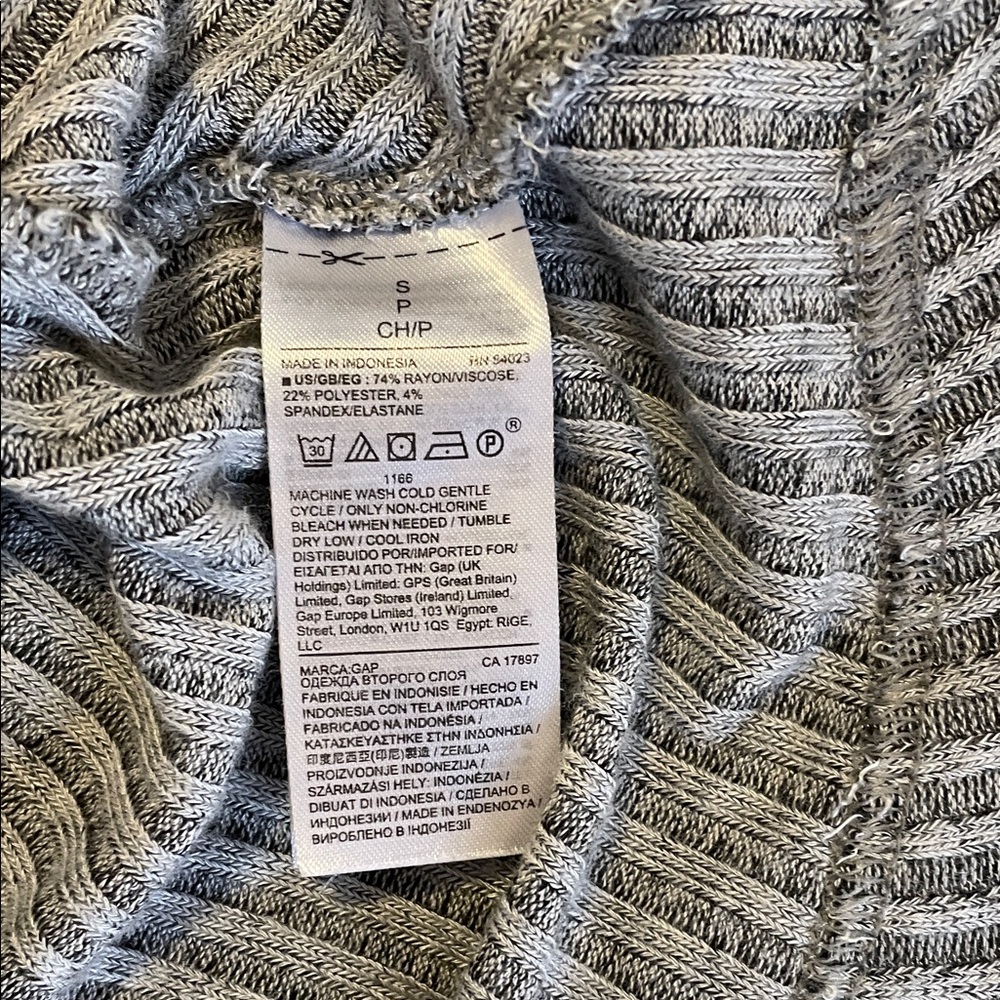 GAP Gray Ribbed Dress - Picture 4 of 4